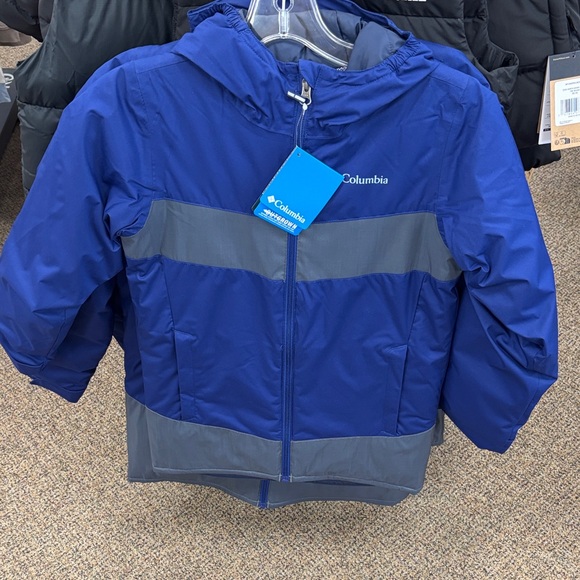 Columbia Other - Columbia Kids Blue and Gray Raincoat